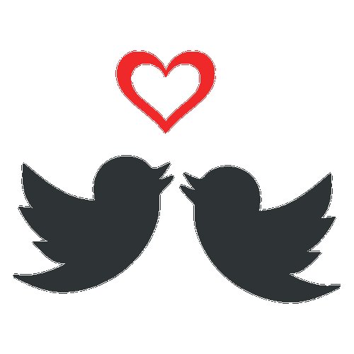 Силуэт птички