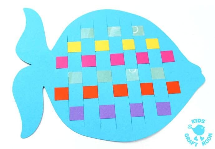 Поделка рыба из бумаги