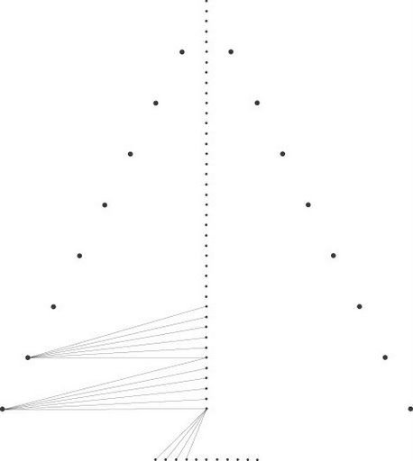 Изонить для начинающих елка