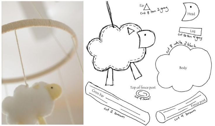 Игрушки из фетра выкройки