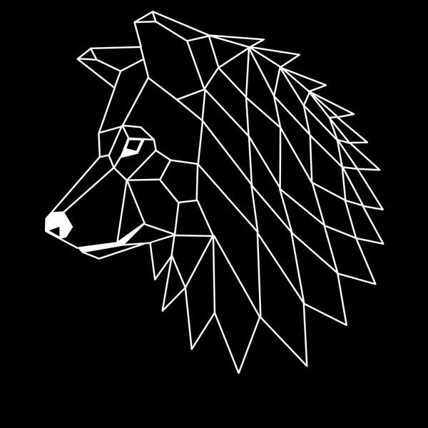 Животные геометрическими фигурами