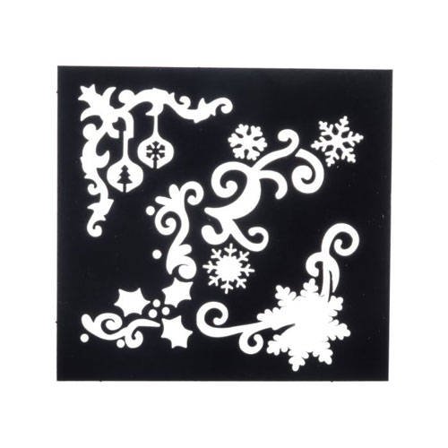 Морозные узоры для вырезания