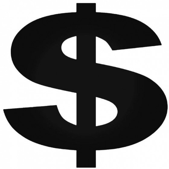 Символ доллара для печати
