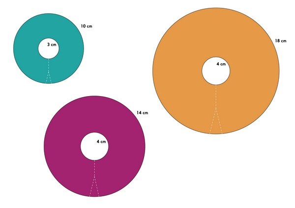 Круг для помпона шаблон