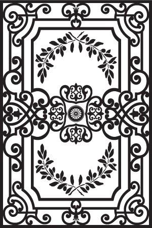 Узор в прямоугольнике