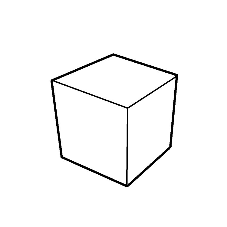 Кубики раскраска для малышей