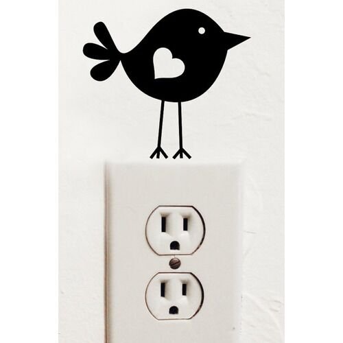 Наклейки на выключатели и розетки