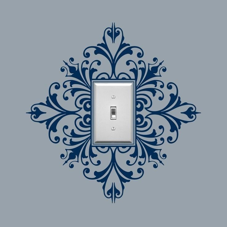 Наклейки на выключатели и розетки