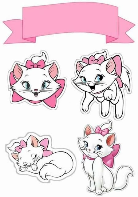 Кошечка Мари для печати