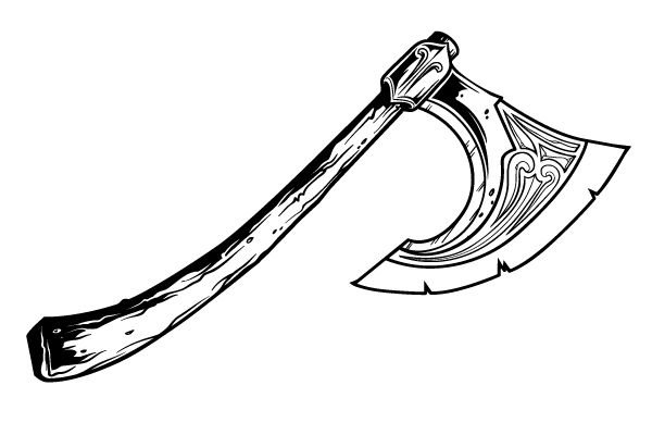 Стилизованный топор