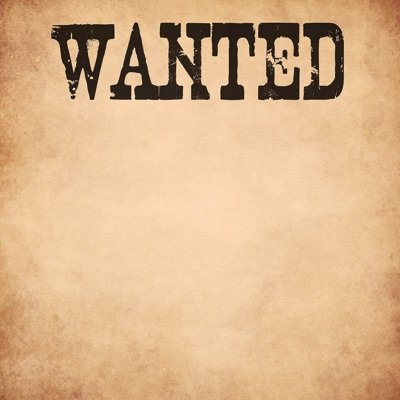 Wanted плакат