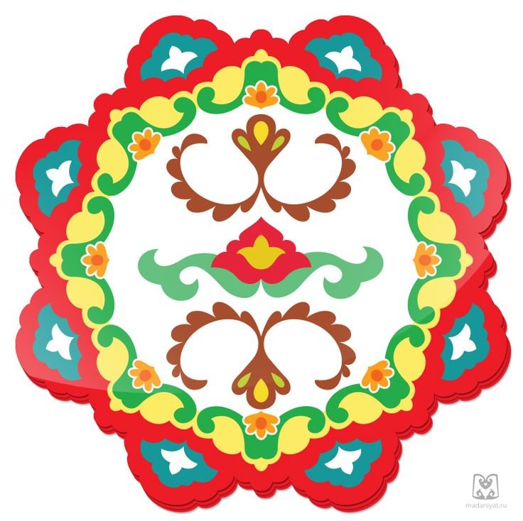 Татарский орнамент Мак