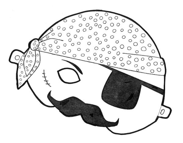 Трафарет - маска