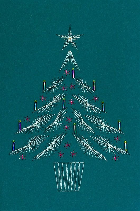 Изонить елка