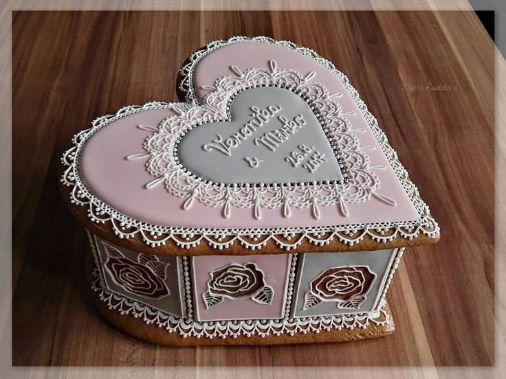 Пряничная шкатулка на 8 марта