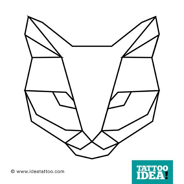 Геометрические животные простые