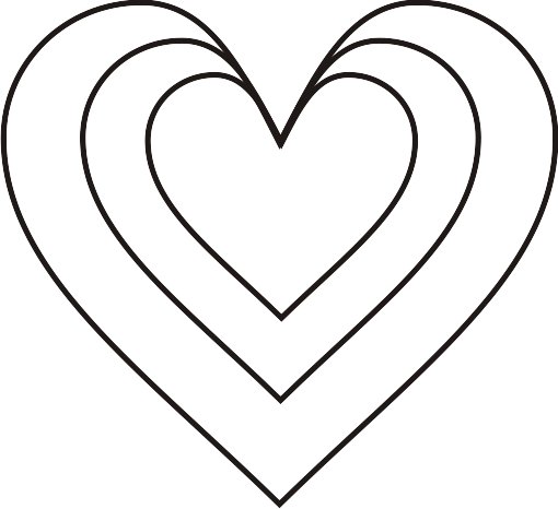 Сердечко шаблон