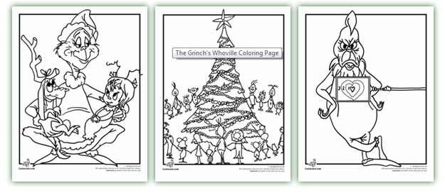 Раскраска Гринча