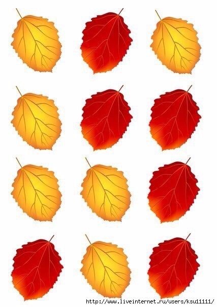 Цветной лист