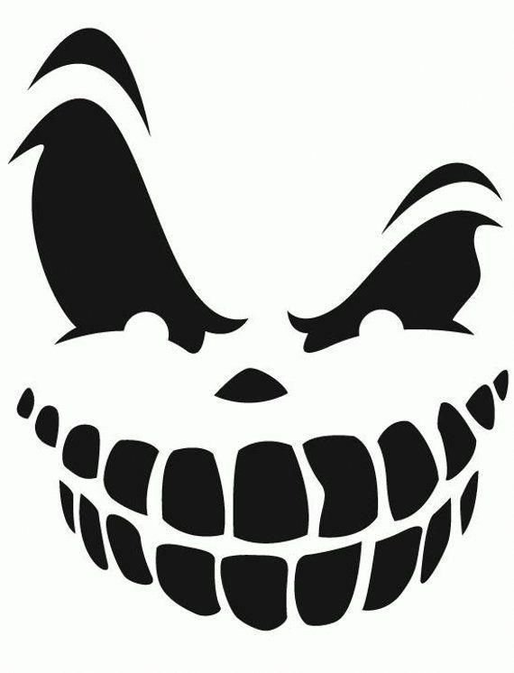 Мордочки для тыквы на Хэллоуин