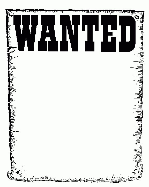 Wanted плакат