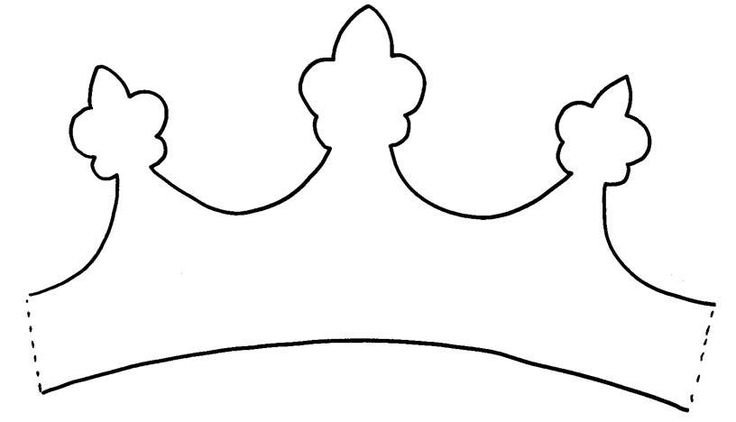 Трафарет короны для мальчика