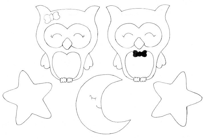 Трафареты для фетровых игрушек