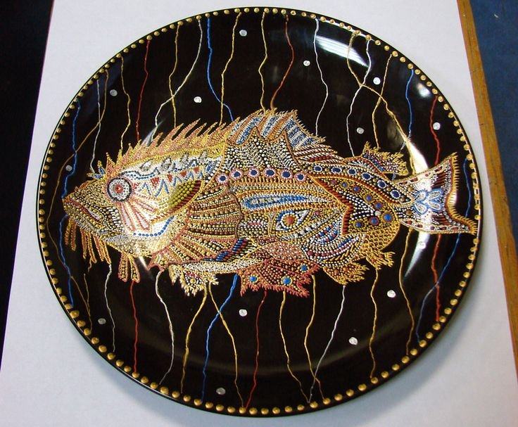 Роспись тарелок