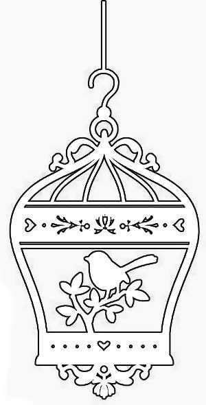 Фонарь трафарет для вырезания