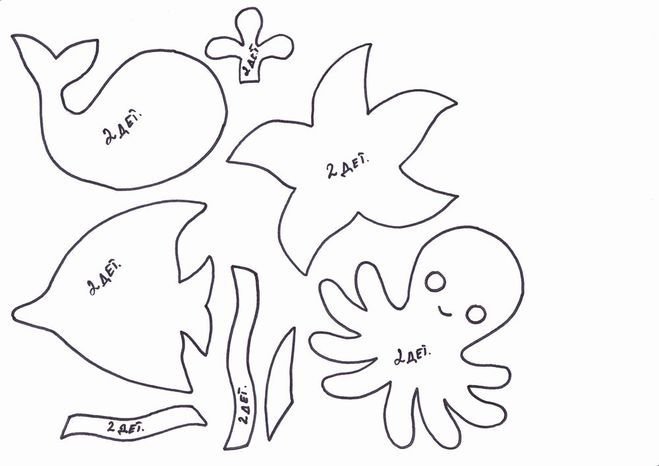 Шаблоны для фетровых игрушек