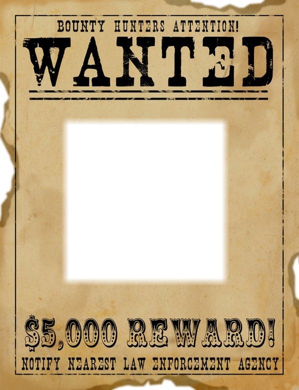 Wanted плакат