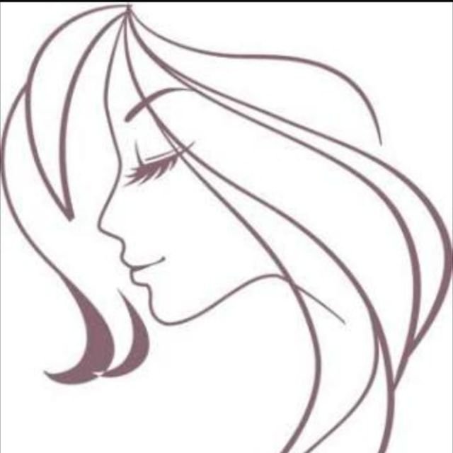 Силуэт женского лица