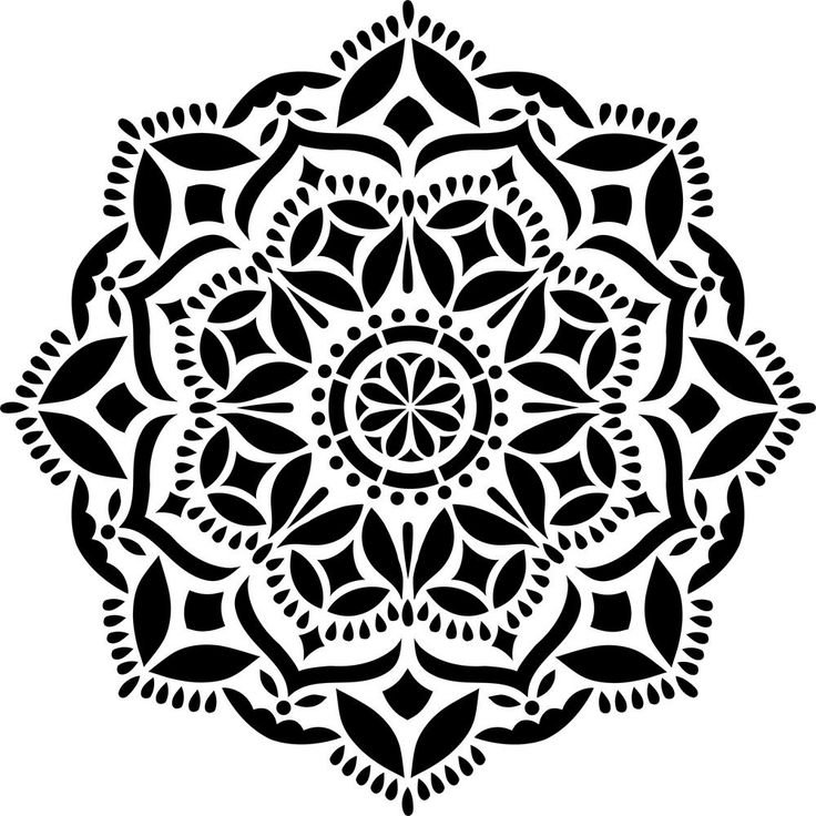 Круглый орнамент