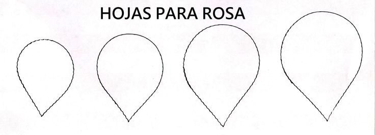 Трафарет лепестков