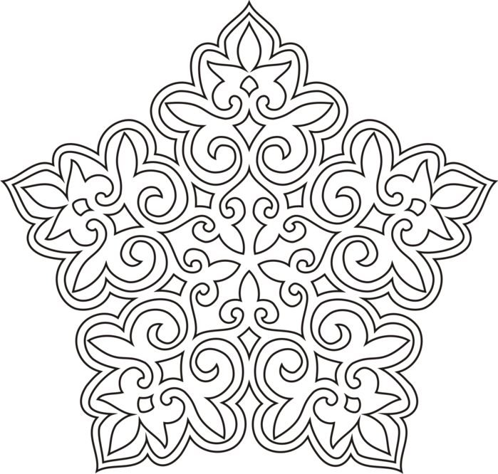 Трафарет ажурный