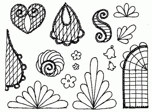 Украшение из шоколада трафарет