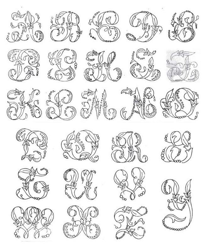 Вензель буквы