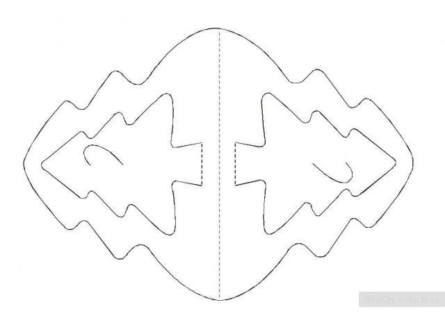 Шаблоны объемных открыток