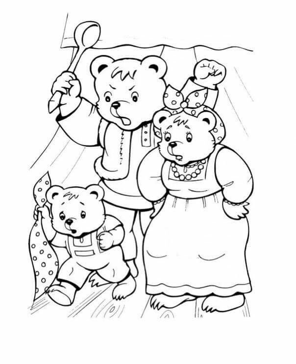 Русские народные сказки три медведя