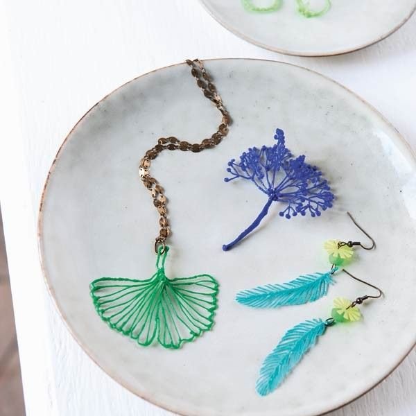 Серьги 3d ручкой