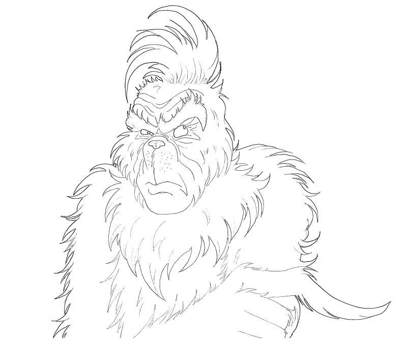 Гринч похититель Рождества нарисовать