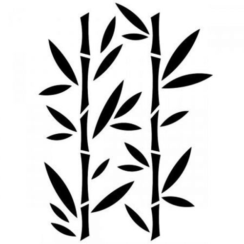 Растительные трафареты для декора