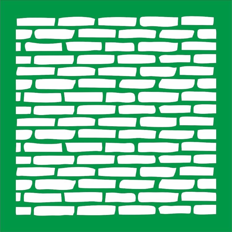 Трафарет кирпич