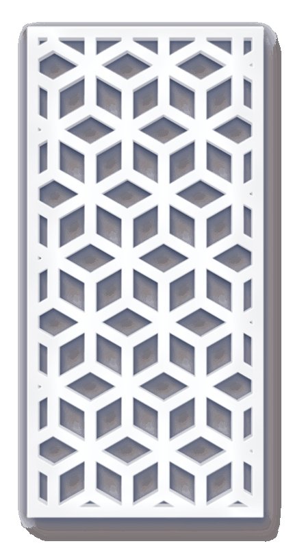 Узор МДФ решеток трафаретный вариант