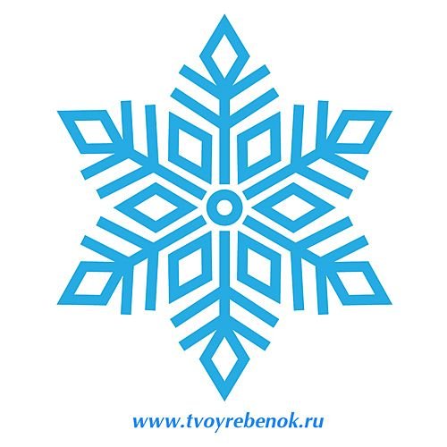 Шаблоны снежинок