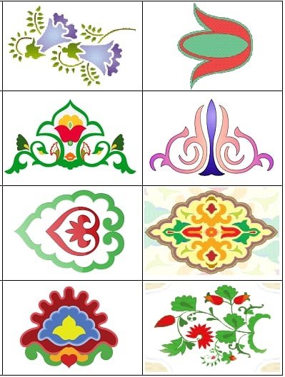 Тюльпан ЛАЛЭ татарский орнамент