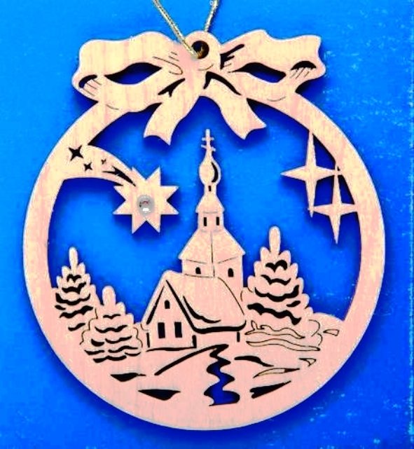 Новогодние игрушки для выпиливания