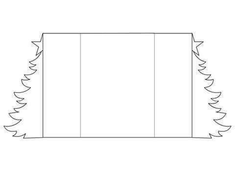 Заготовки для новогодней открытки своими руками