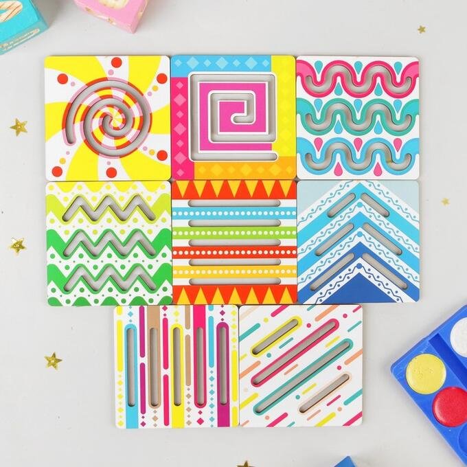 Линейки-трафареты "праздник"