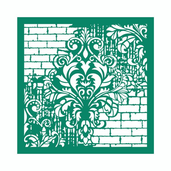 Трафарет для плитки на клеевой основе 30 на 30